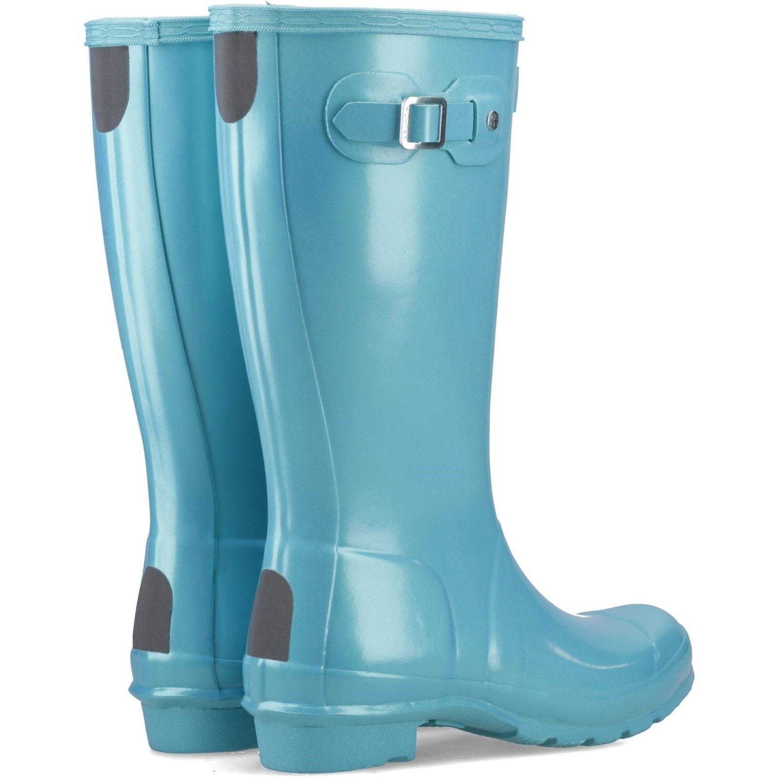 Hunter Original Nebula Bottes En Caoutchouc Bleues Pour Piscine