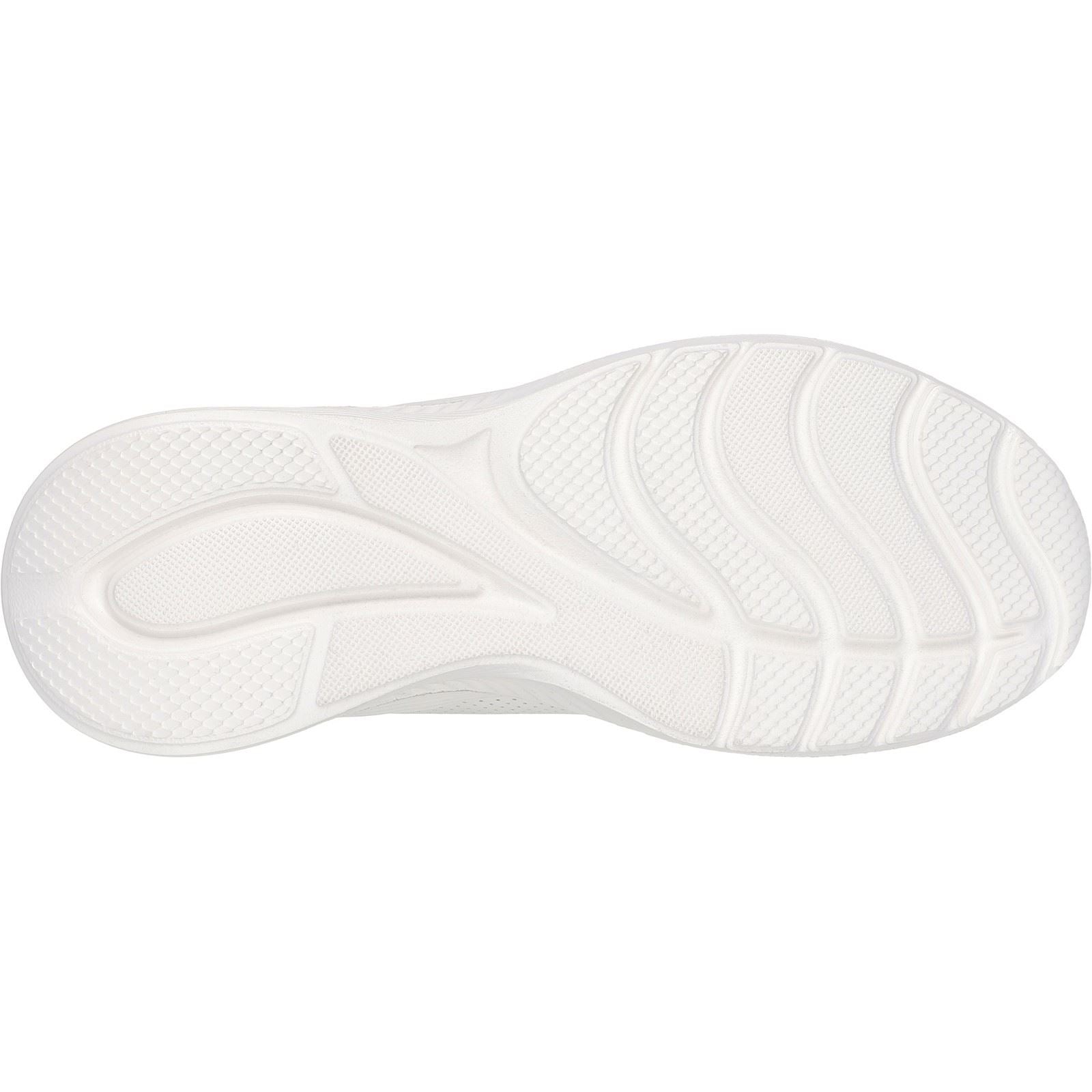 Skechers BOBS Sport Squad Waves Just Wading Baskets Blanches Pour Femmes En Matière Synthétique