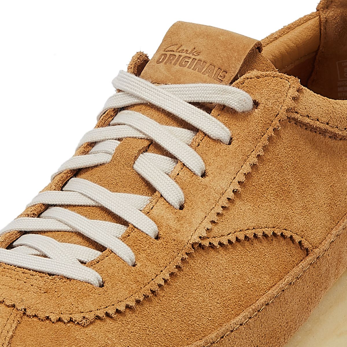 Clarks Originals Wallabee Tor Suede Chaussures À Lacets Marron Pour Hommes