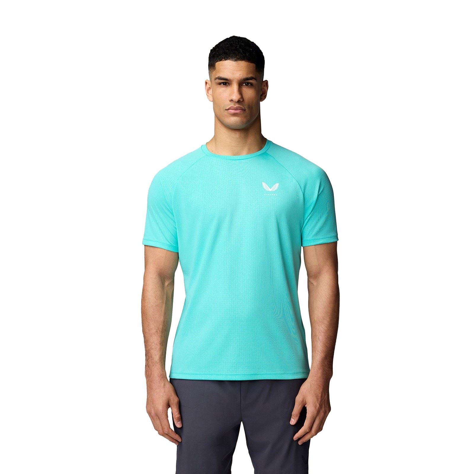 Castore Adapt T-Shirt De Sport Pour Hommes En Polyester Bleu