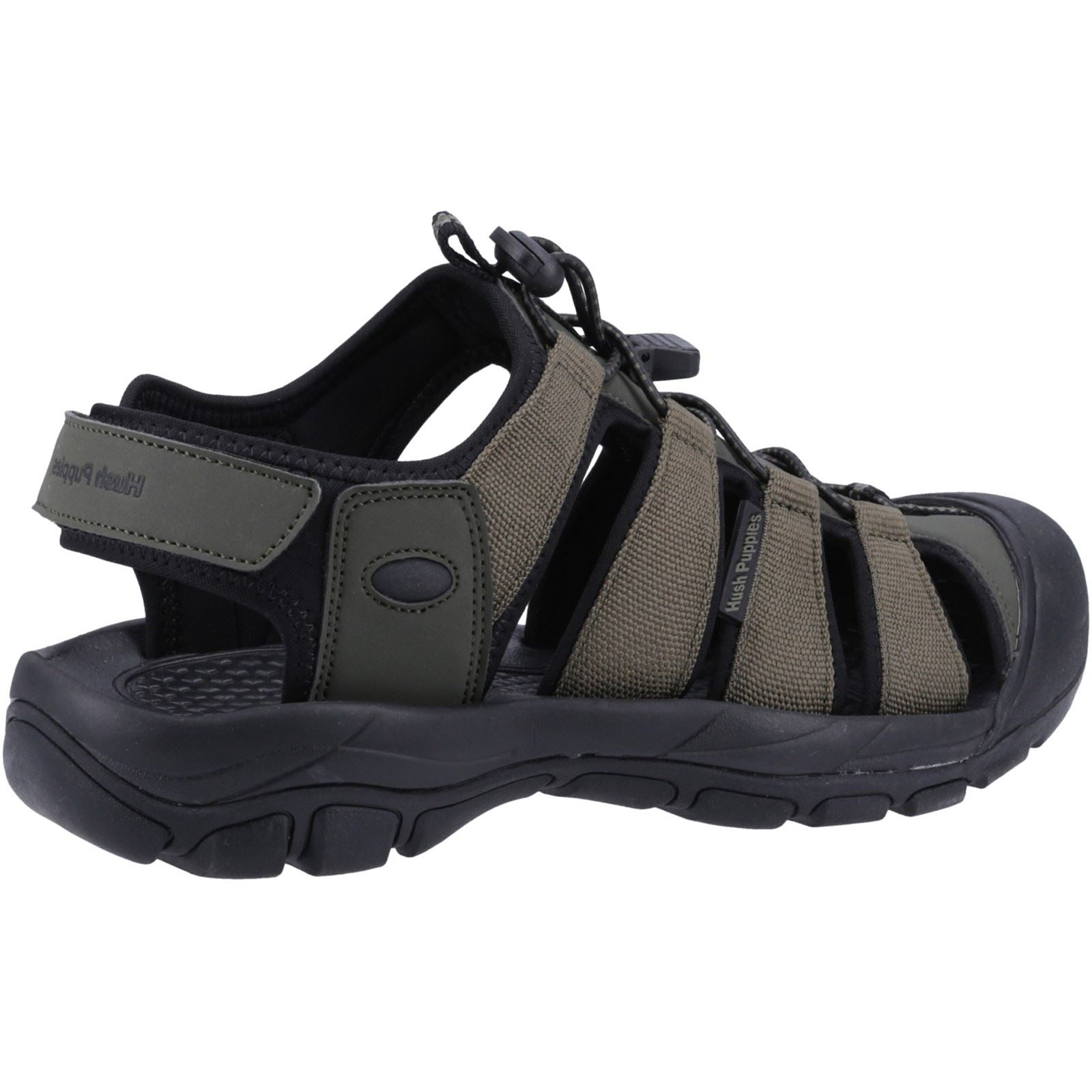Hush Puppies Peru Sandales Pour Hommes En Polyuréthane/Sangle En Khaki