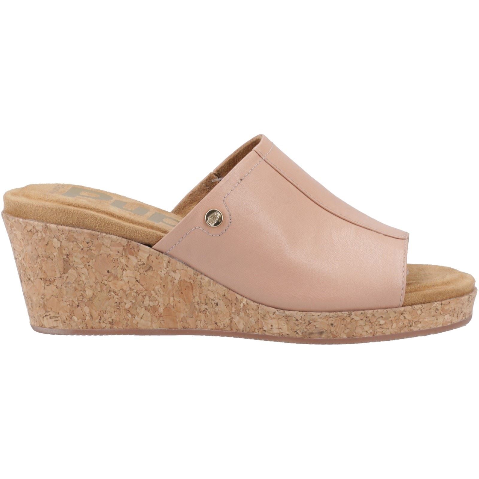 Hush Puppies Willow Féminines En Cuir Café Crème