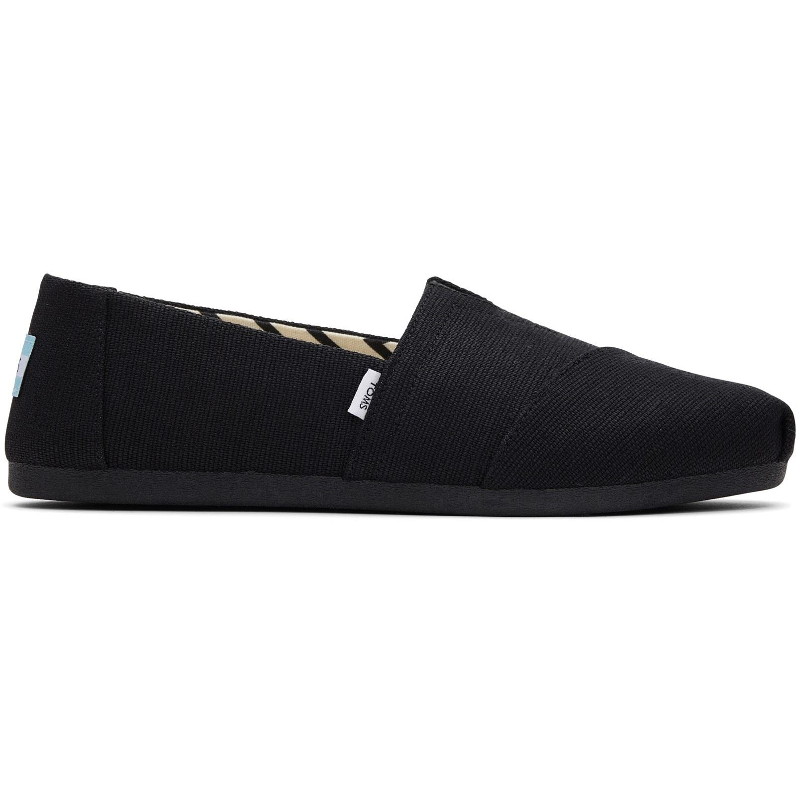 TOMS Alpargata Classic Espadrilles Noires En Coton Pour Femmes