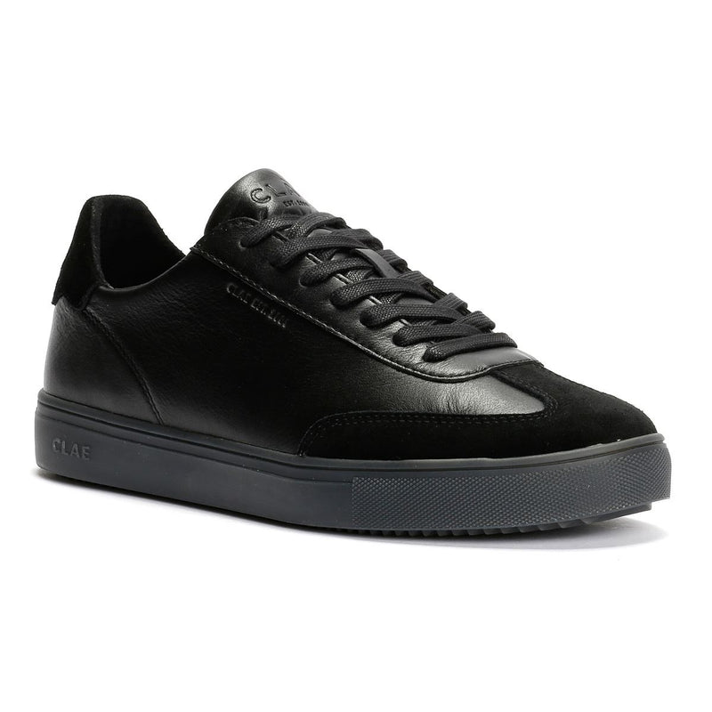 Clae Deane Baskets En Cuir Noir Pour Hommes