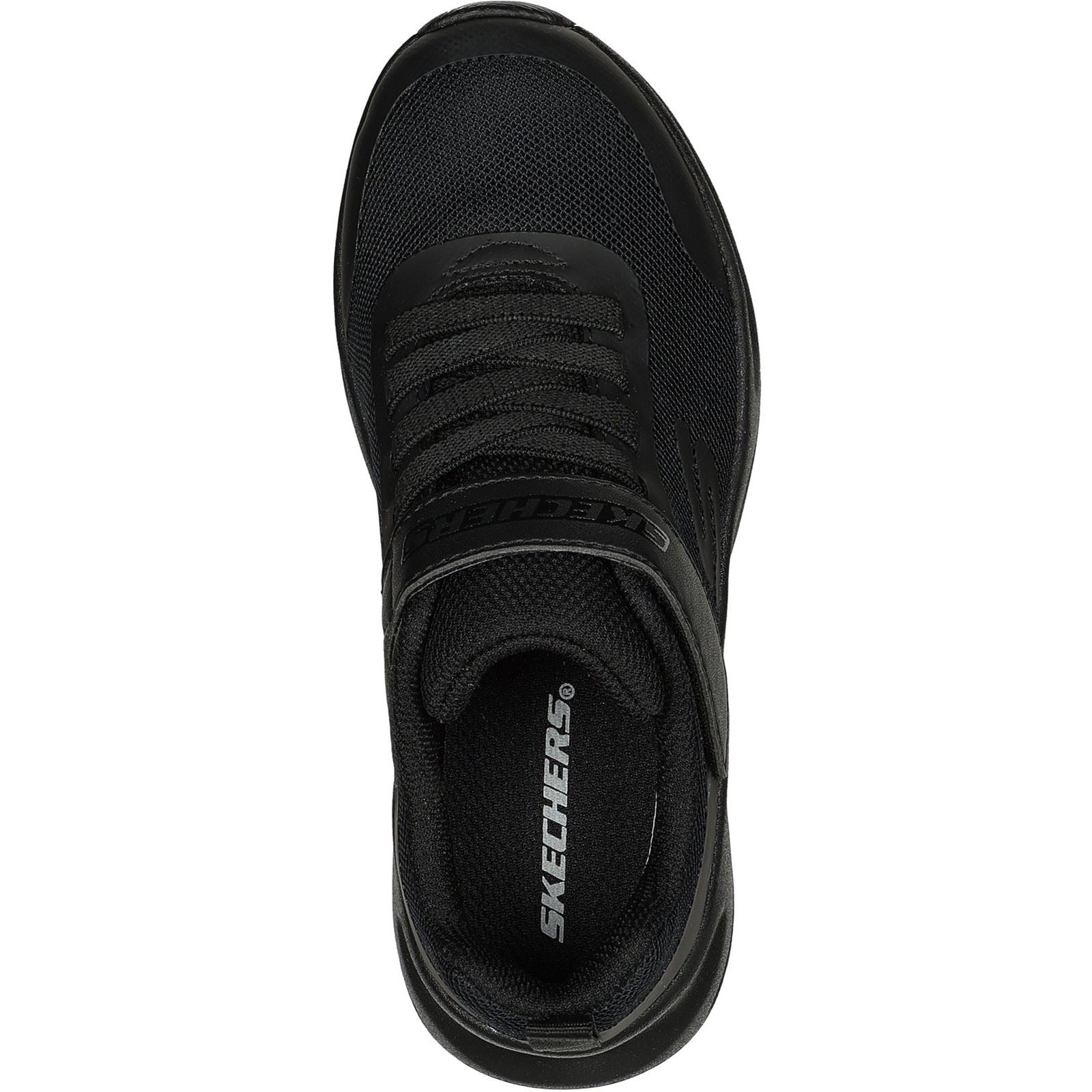 Skechers Dynamatic Chaussures De Sport Noires Pour Filles