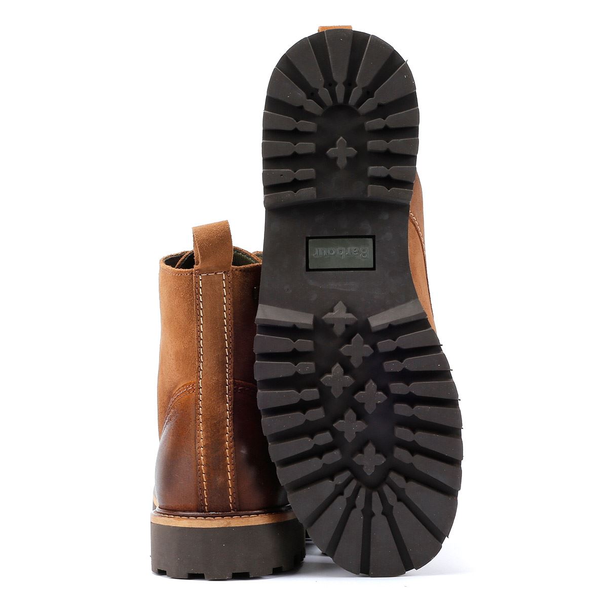 Barbour Foggy Bottes en cuir marron pour hommes