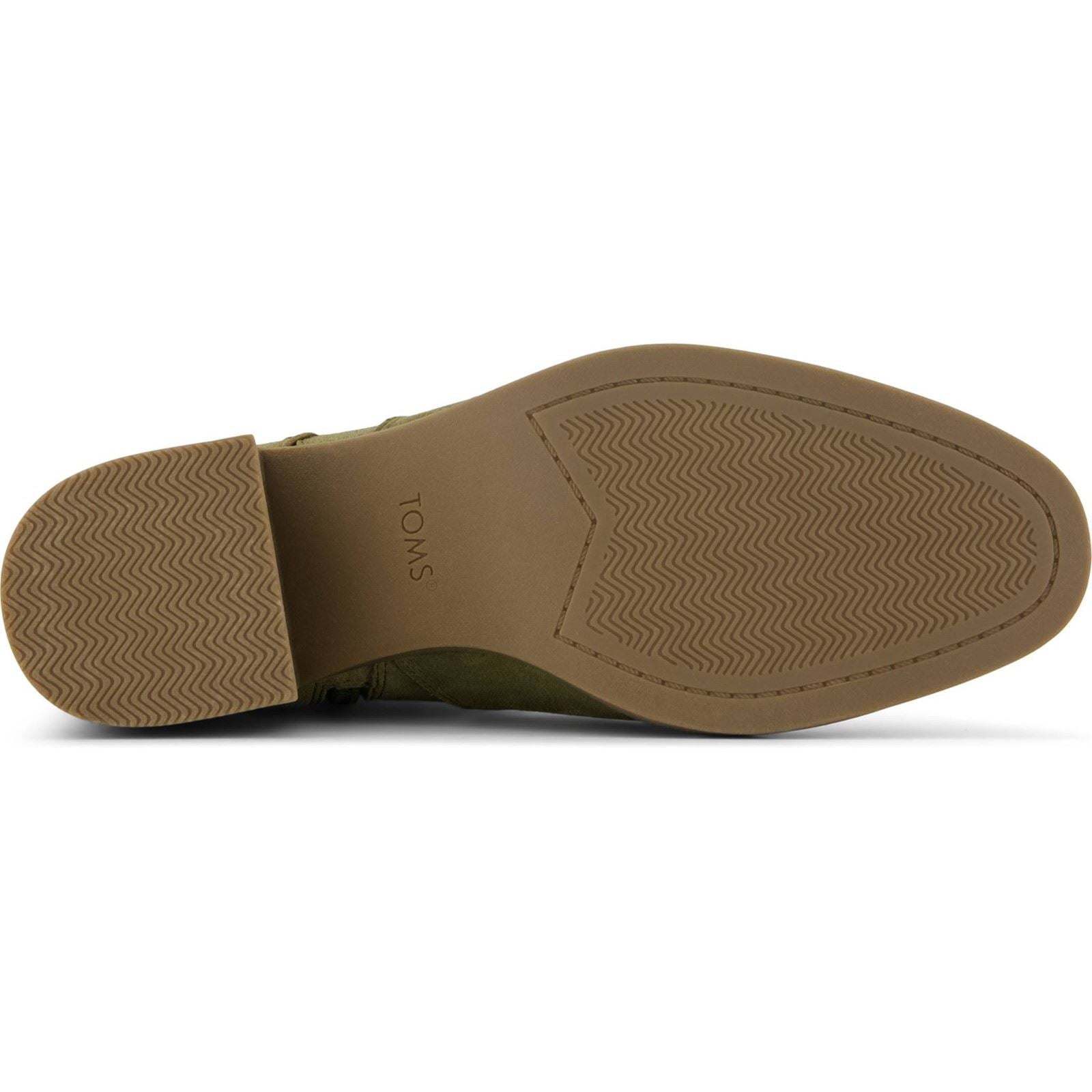 TOMS Delilah Heeled Bottines À Talons Kaki Pour Femmes Suede