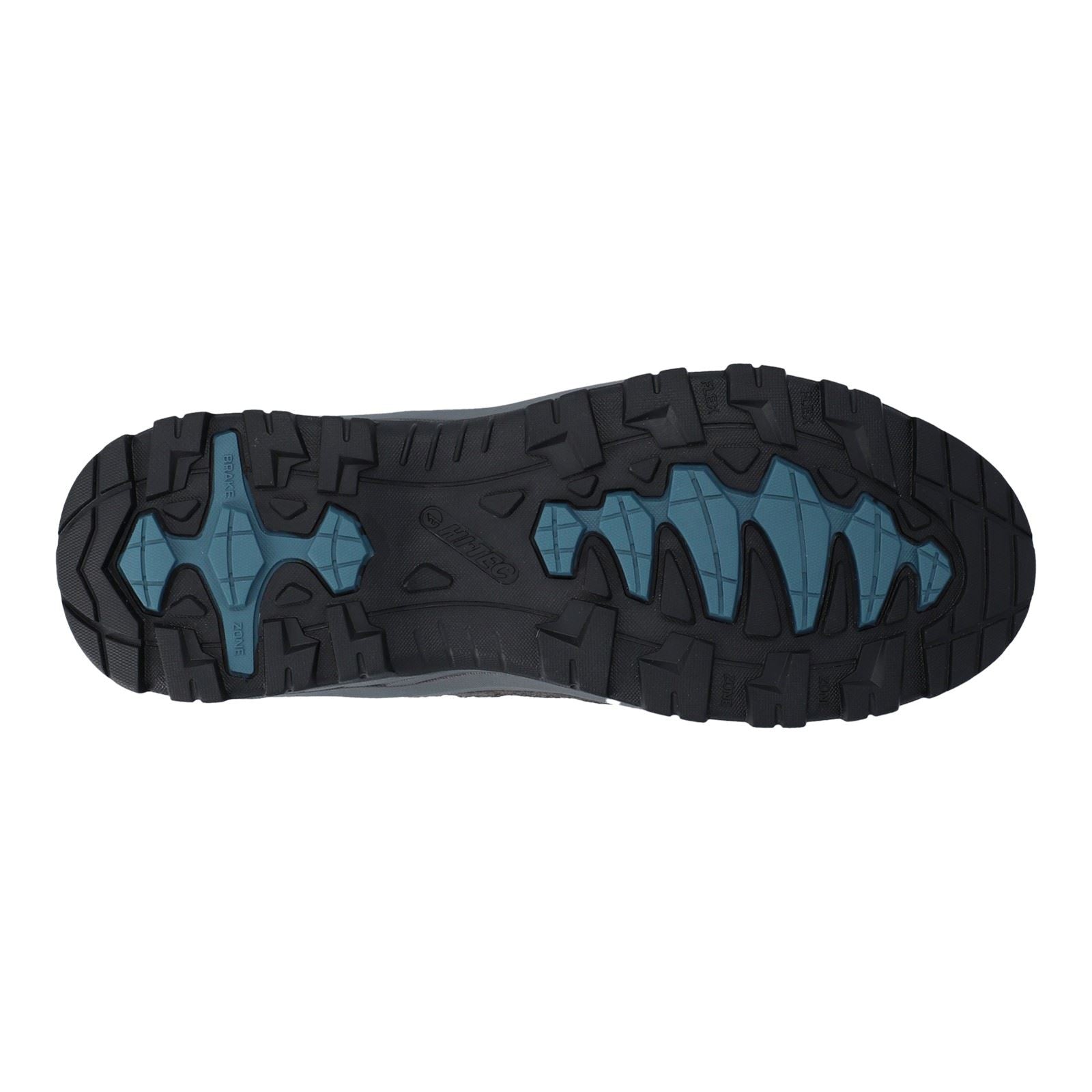 Hi-Tec Bandera Expedition Chaussures De Randonnée Pour Homme En Cuir Gris Foncé/gris Port Sur Mer