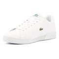 Lacoste Carnaby Cup Baskets Blanches En Cuir Pour Hommes