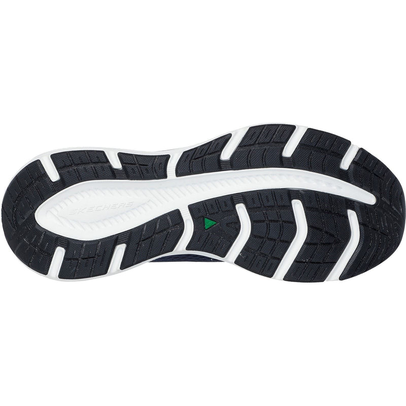 Skechers Relaxed Fit Edgeride Contention Chaussures De Sport Homme En Polyester Bleu Marine/Bleu