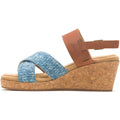Hush Puppies Willow X Band Sandales En Denim Pour Femmes En Suède