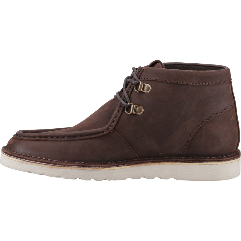 Hush Puppies Oswald Bottes En Cuir Marron Pour Homme