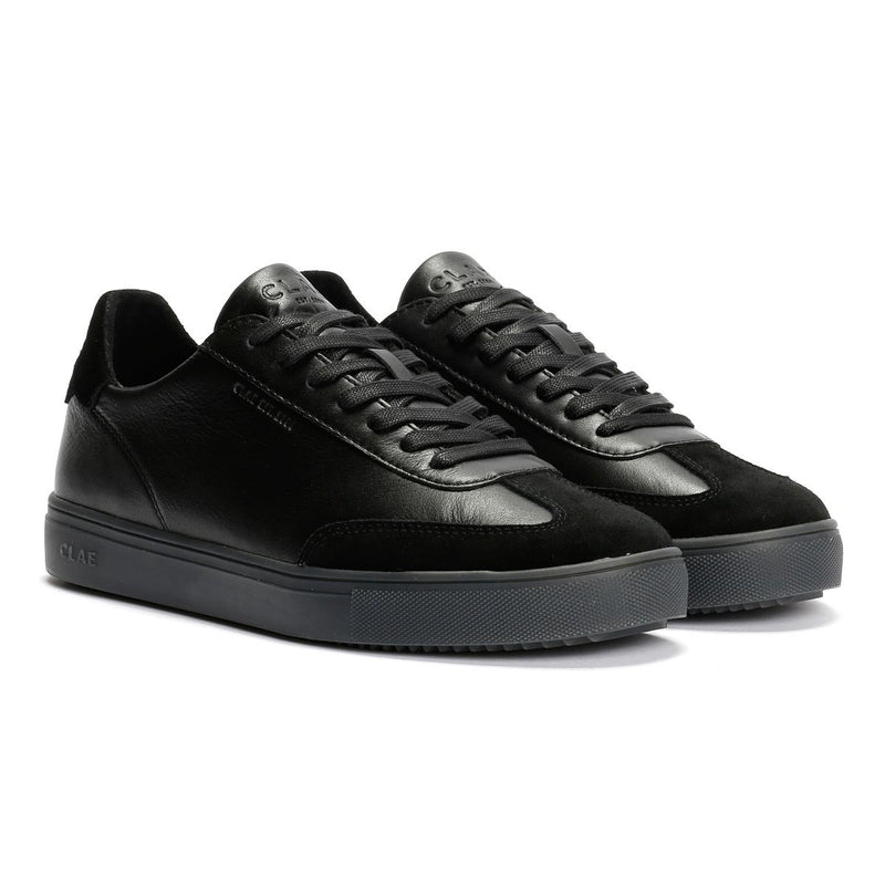 Clae Deane Baskets En Cuir Noir Pour Hommes