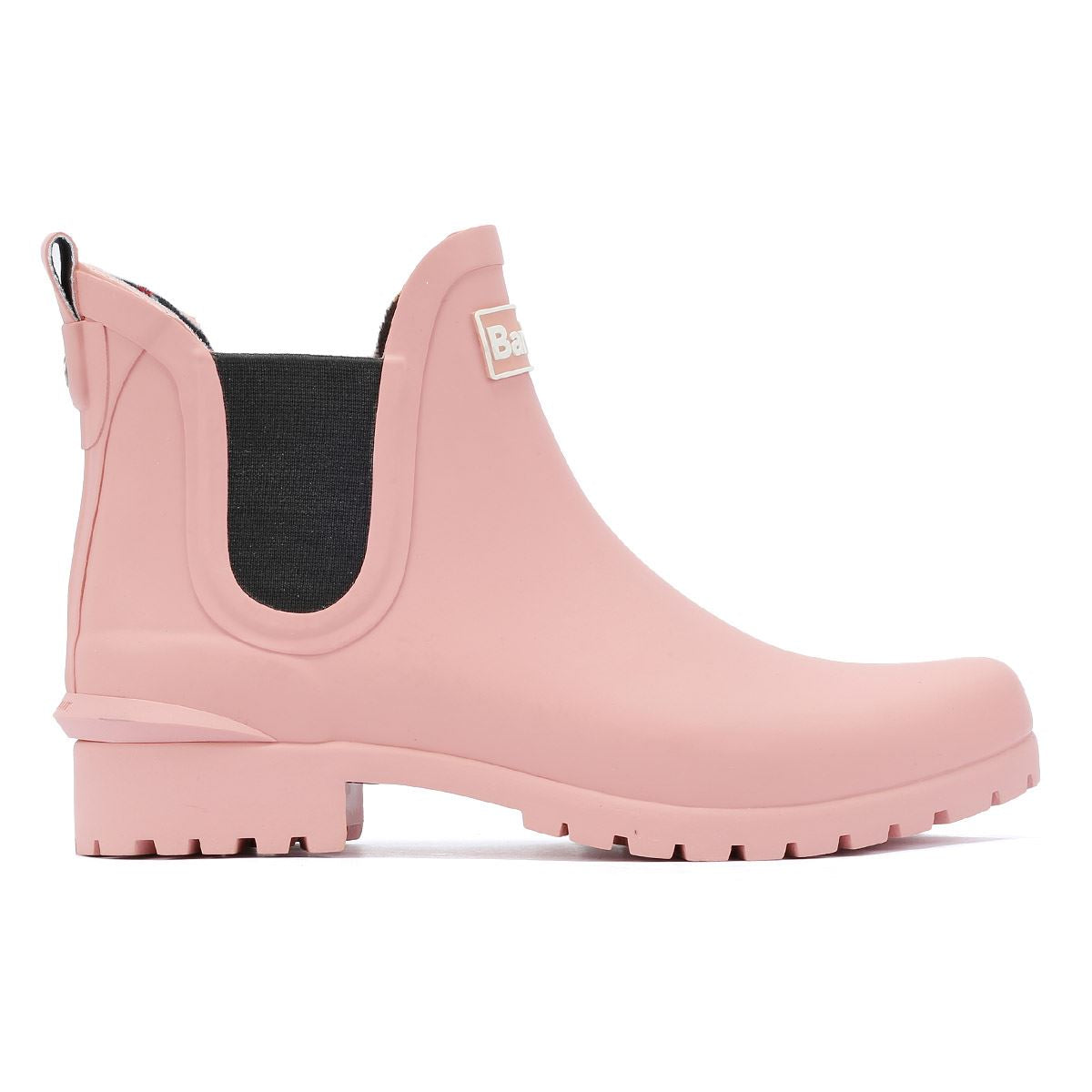 Barbour Wilton Bottes En Caoutchouc Roses Pour Femmes