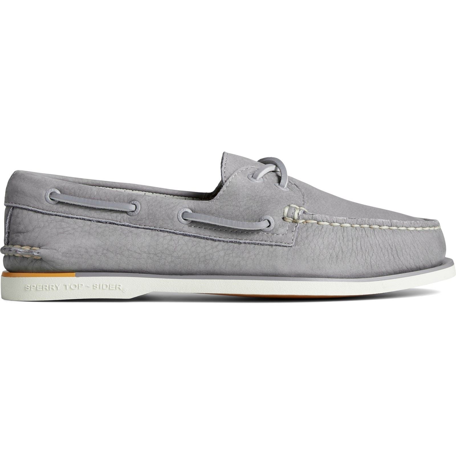 Sperry Gold Authentic Original 2-Eye Chaussures Bateau Grises Pour Hommes En Nubuck