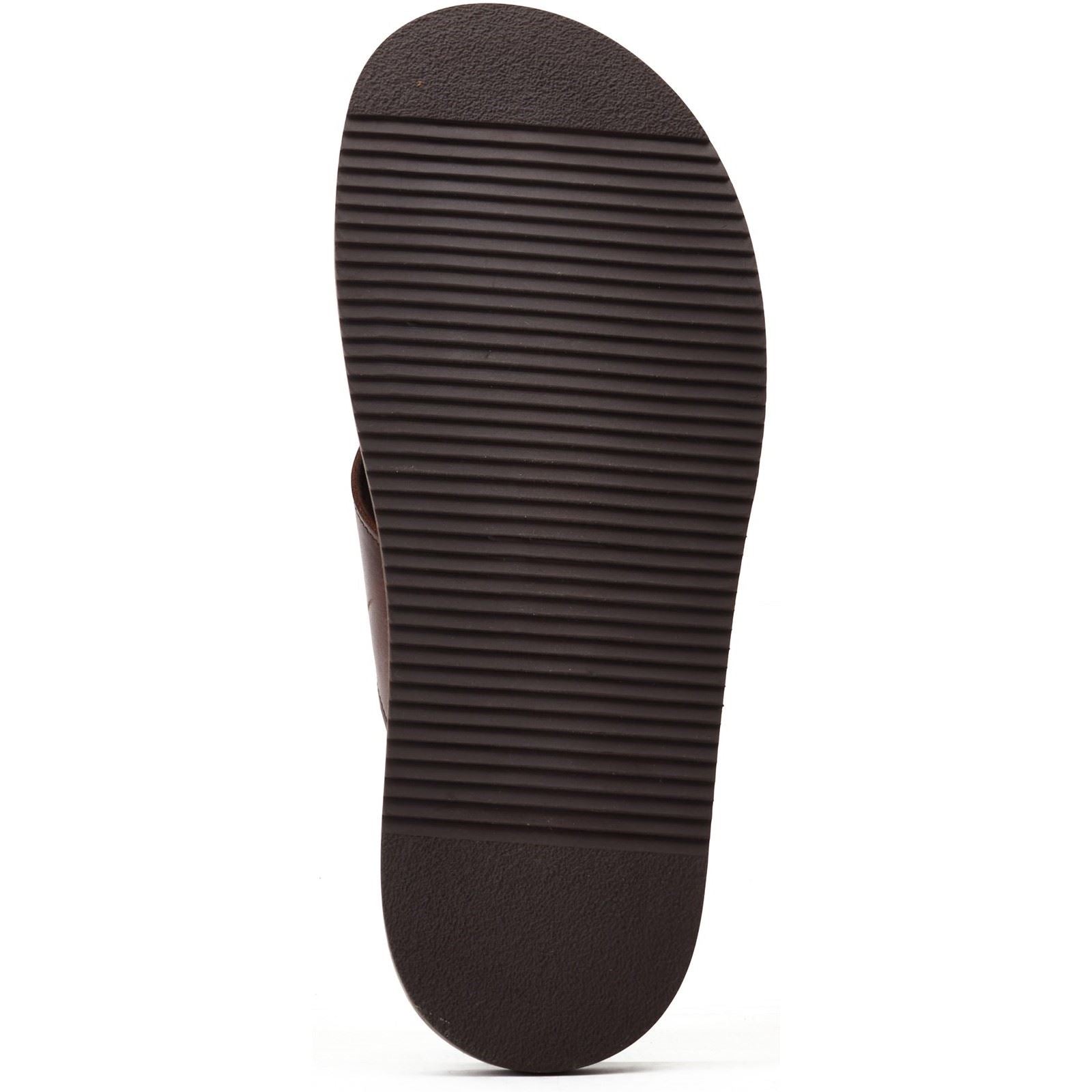 Base London Astro Sandales En Cuir Pour Hommes Marron Brûlé