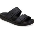 Crocs Brooklyn Buckle Sandales Noires Pour Femmes