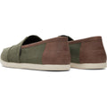 TOMS Alpargata Classic Espadrilles Pour Hommes En Mélange De Coton, Couleur Sauge Foncé