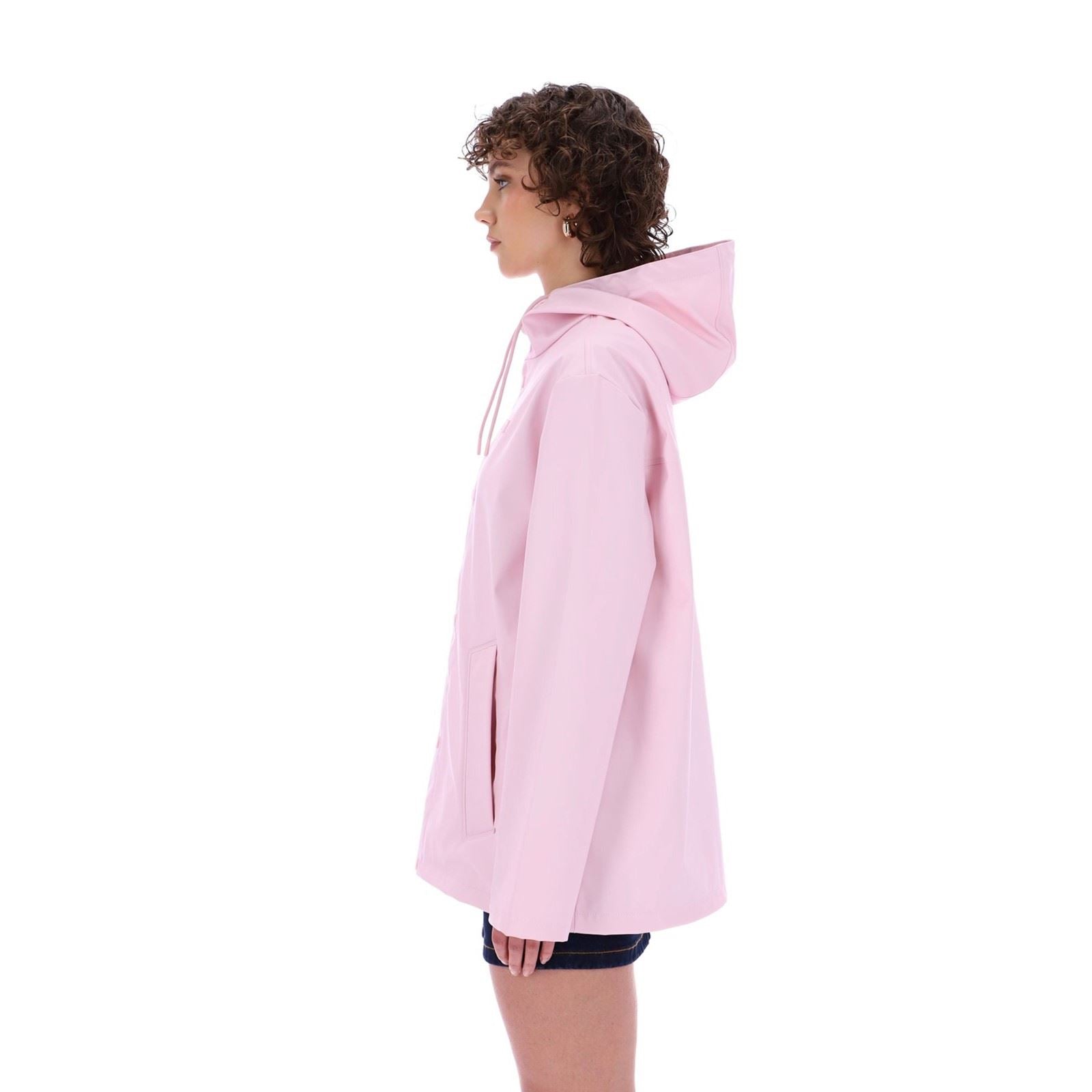 Hunter Izzy Hooded Veste De Pluie Rose Pour Femmes