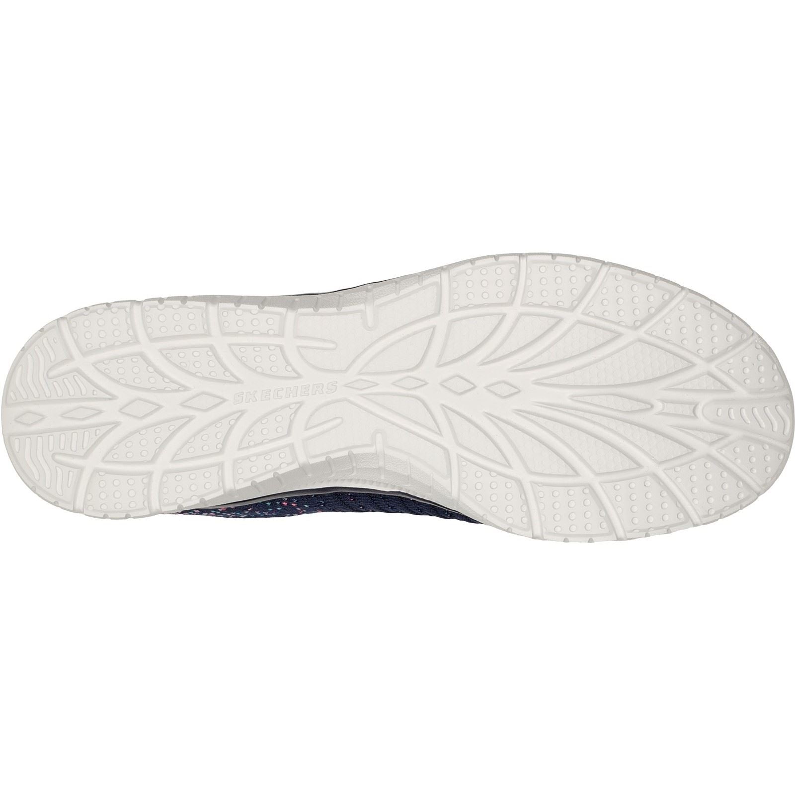 Skechers Virtue Sneakers Textile Pour Femmes En Bleu Marine/Bleu