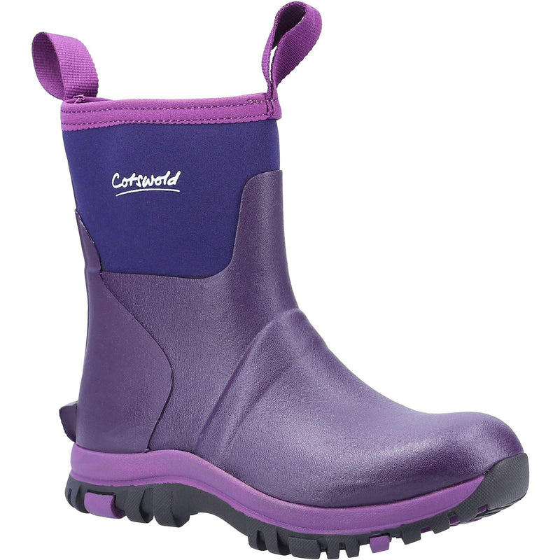 Cotswold Blaze Bottes En Caoutchouc Violettes Pour Femmes Tpr+ Néoprène