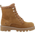 Hush Puppies Aurelia Femmes Suédoises Bottines D'hiver En Daim Tan