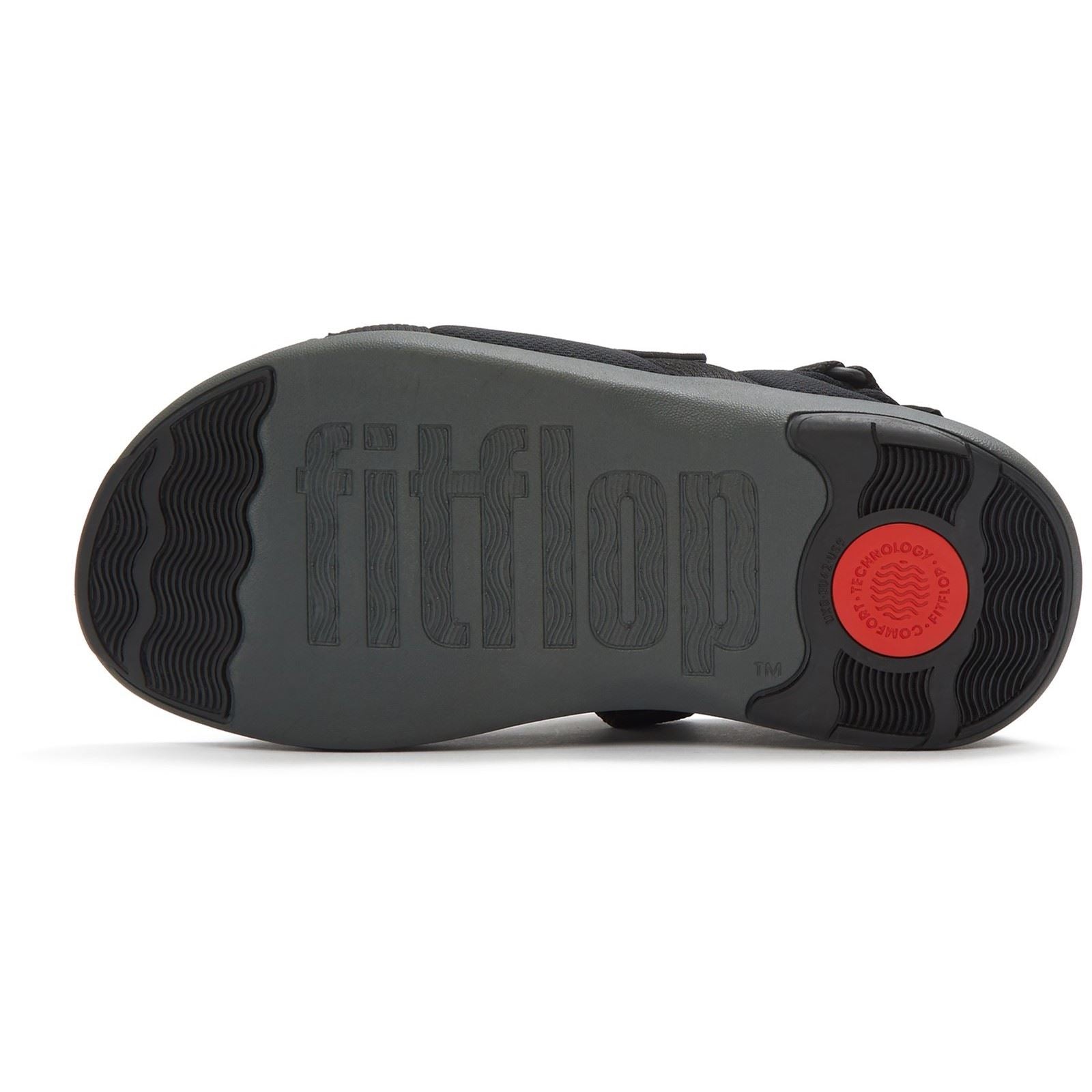 Fitflop F-Mode Go Sandales Noires En Polyester Pour Homme