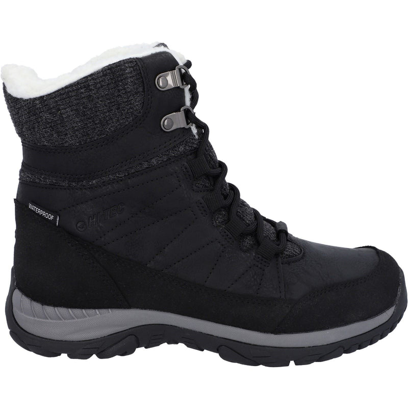 Hi-Tec Riva Mid Bottes De Randonnée Noires Pour Femmes