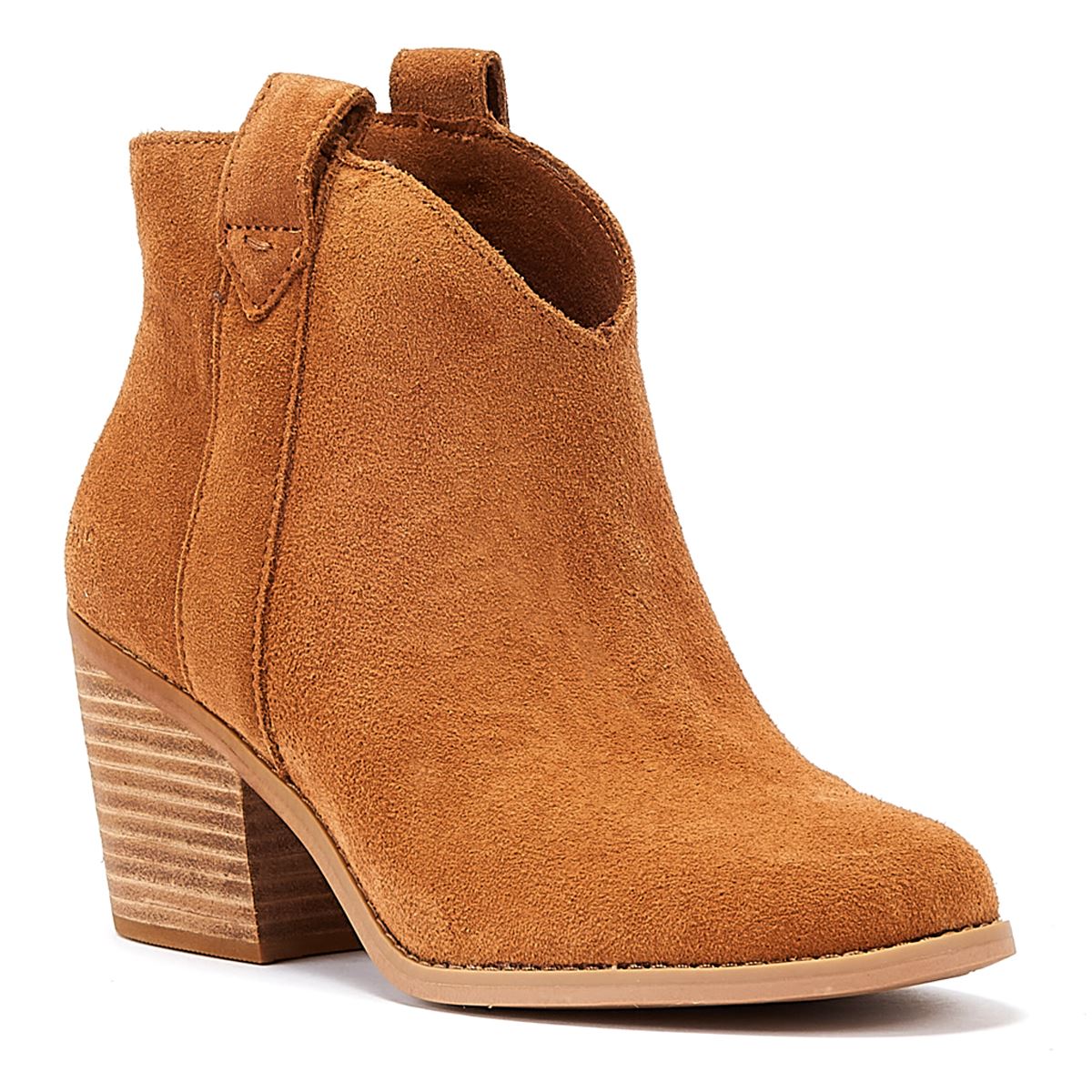 TOMS Bottes En Daim Pour Femmes Constance Couleur Tan