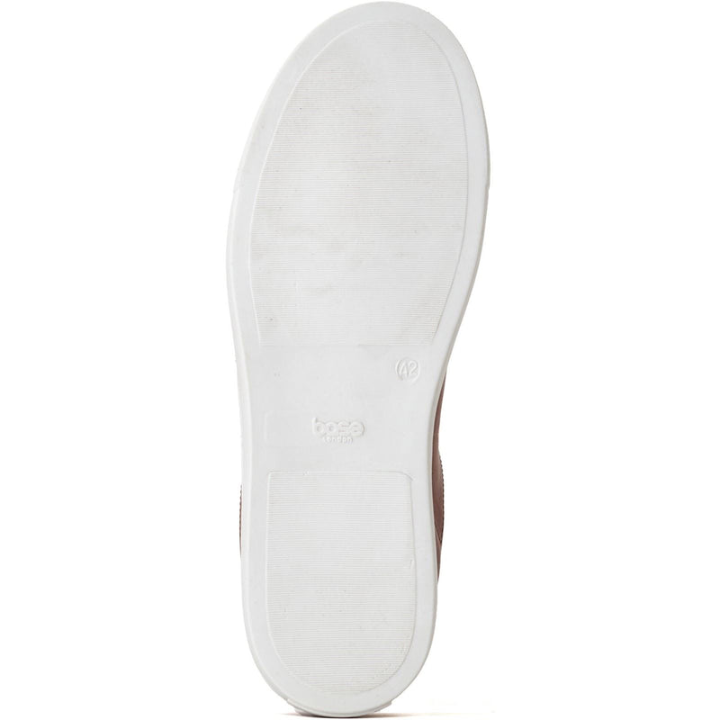 Base London Tucker Baskets Pour Hommes En Cuir Brûlé.