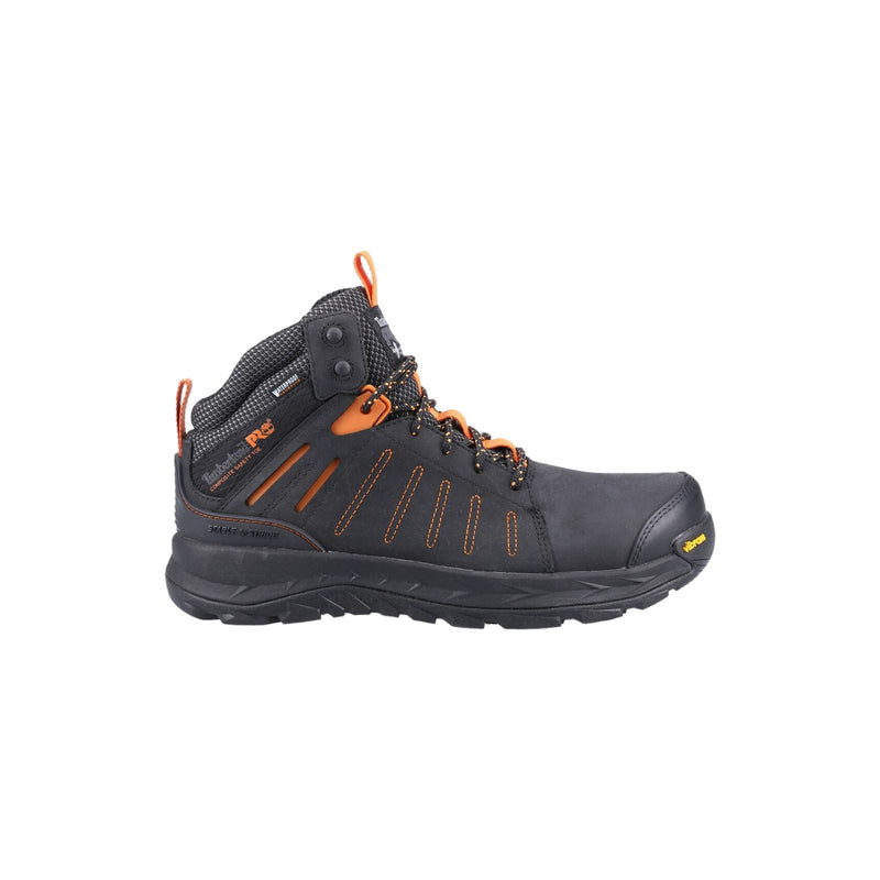 Timberland Pro Bottes De Sécurité En Cuir Noir Trailwind