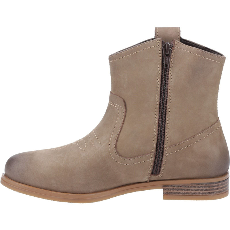 Cotswold Signet Bottes En Cuir Pour Femmes De Couleur Taupe