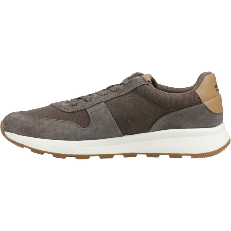 TOMS TRVL Lite Retro Baskets En Cuir Pour Hommes Olive