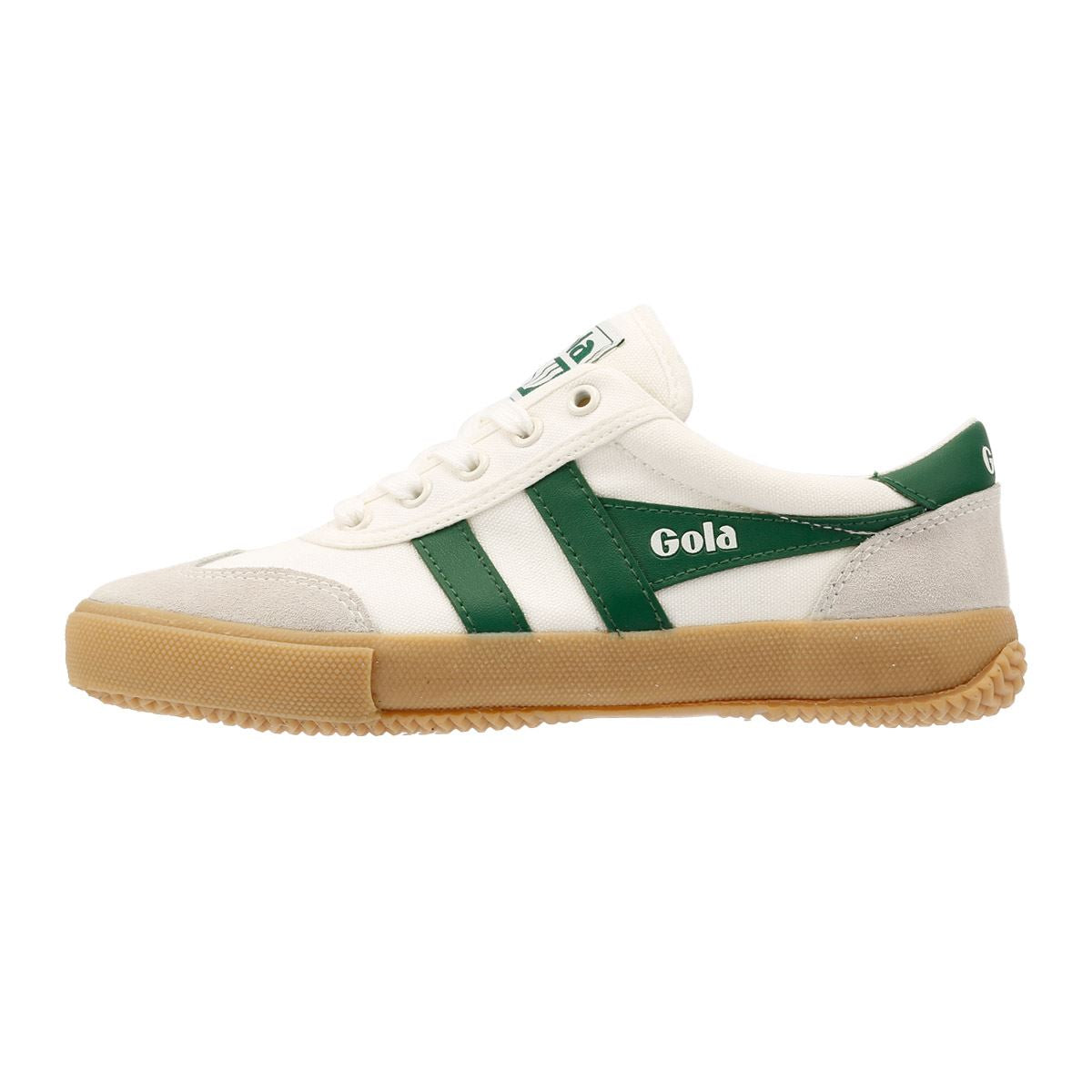 Gola Badminton Toile Baskets Blanches Pour Femme