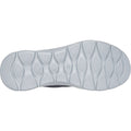 Skechers Go Walk Flex Clear Creek Baskets Pour Femmes En Tissu De Couleur Charbon/Lavande
