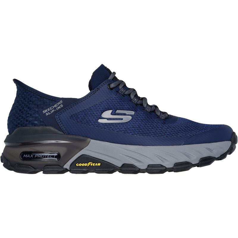 Skechers Max Protect Assembly Chaussures De Randonnée Bleu Marine Pour Homme