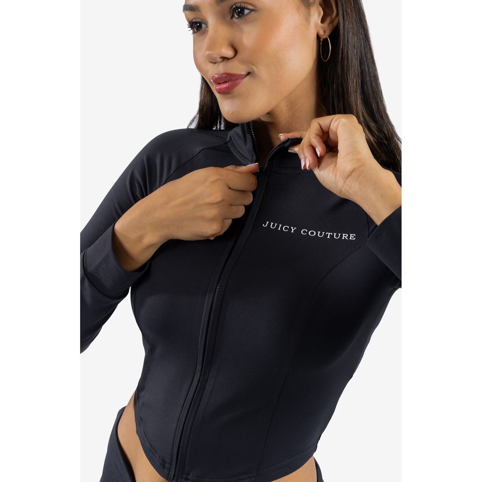 Juicy Couture Morgan Sweatshirt Noir En Nylon Pour Femmes