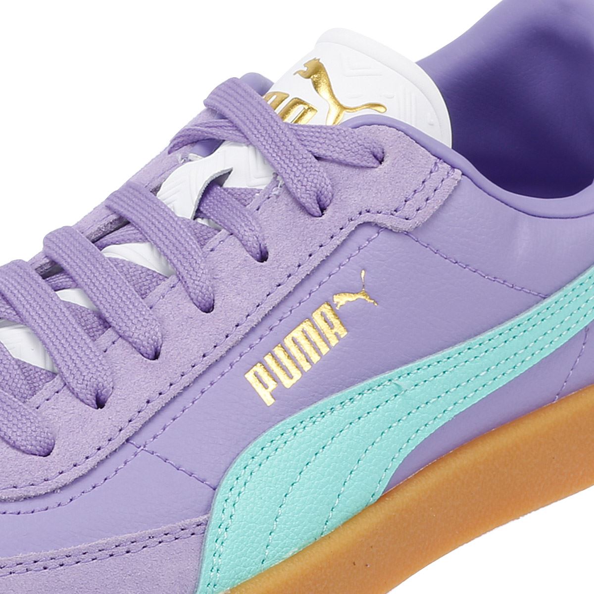 Puma Club II Era Sneakers En Daim Violet/Bleu Pour Femmes