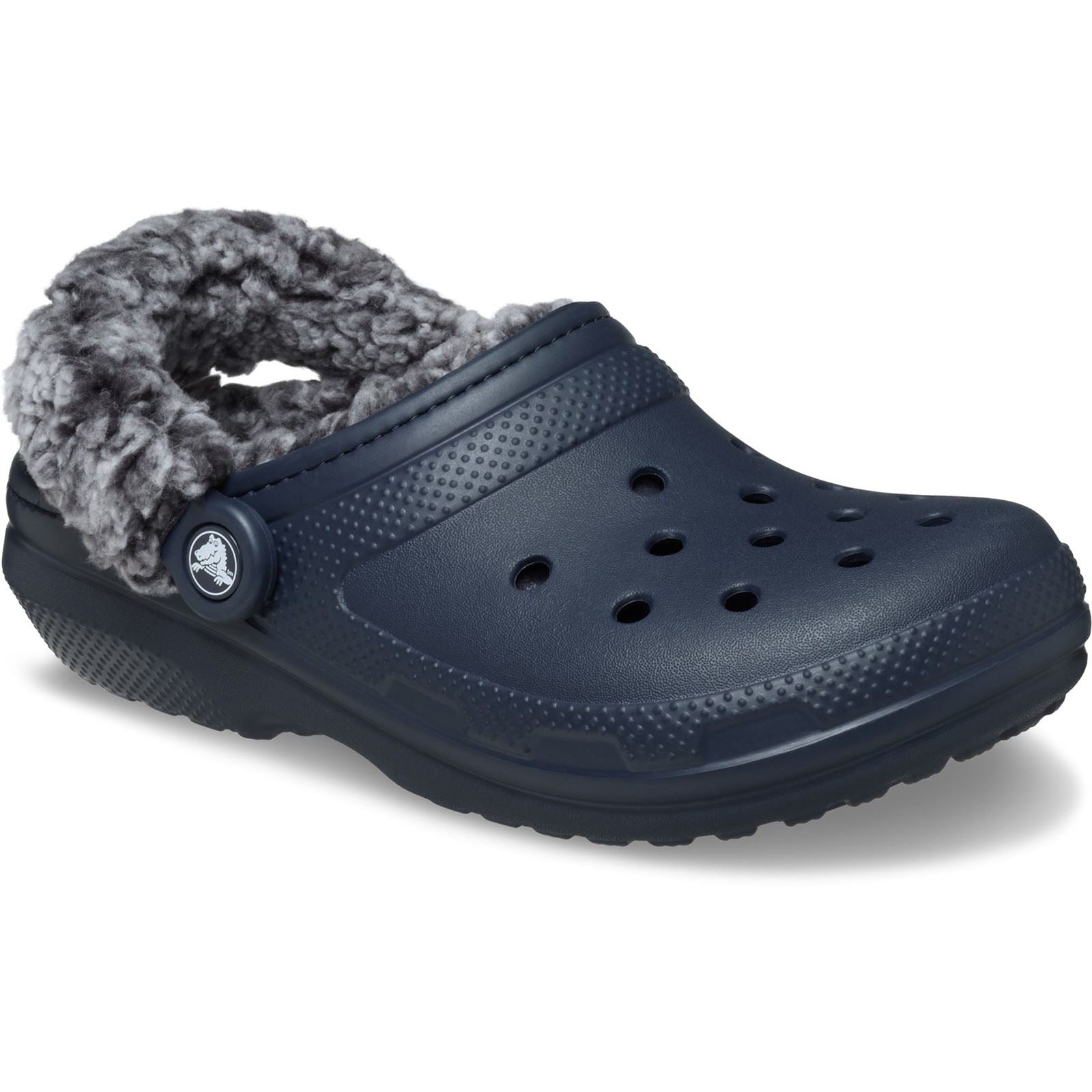 Crocs Classic Fleece Lined Sabots En Thermoplastique Bleu Marine