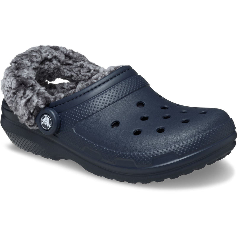 Crocs Classic Fleece Lined Sabots En Thermoplastique Bleu Marine