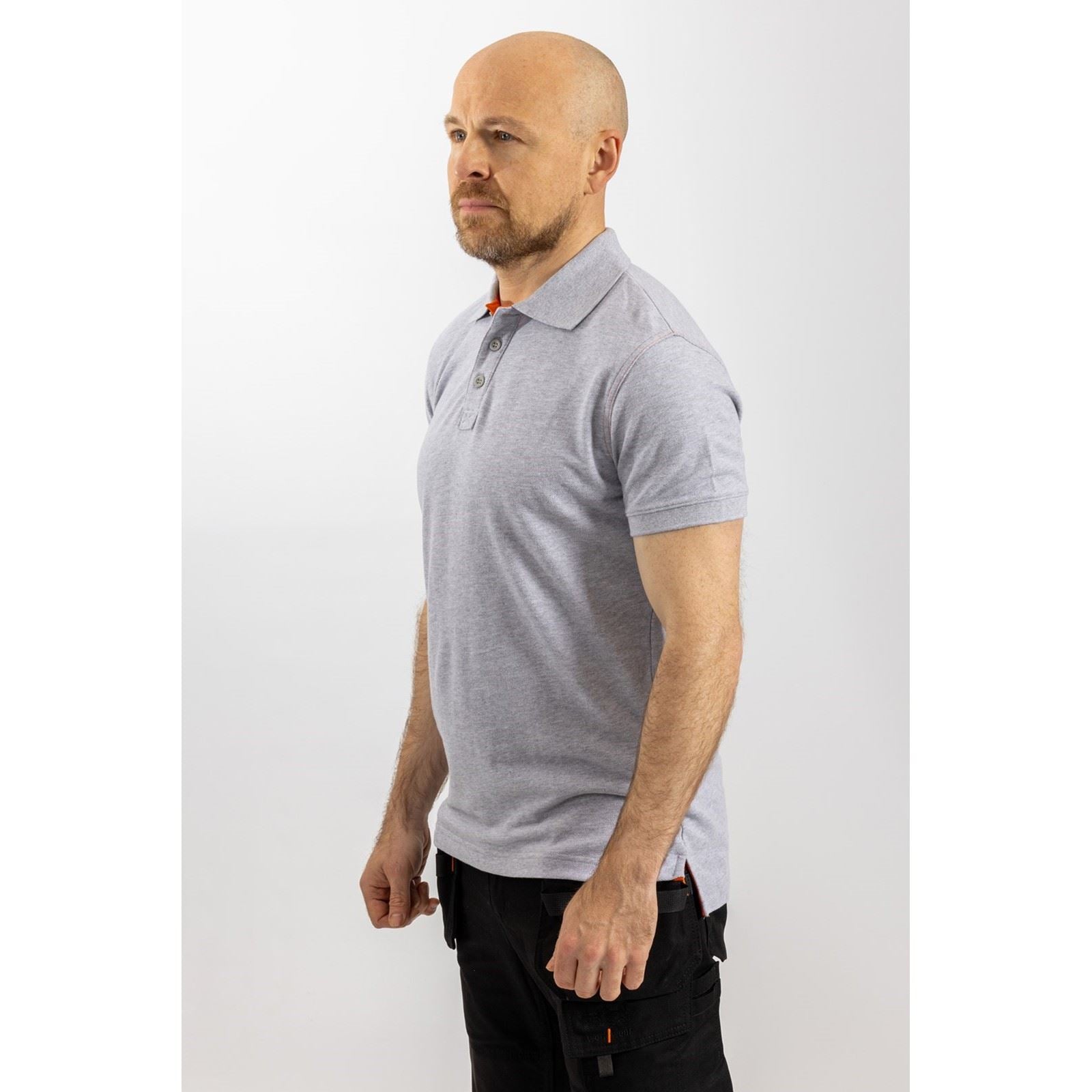 Helly Hansen Workwear Oxford Polo En Coton Pour Hommes Gris