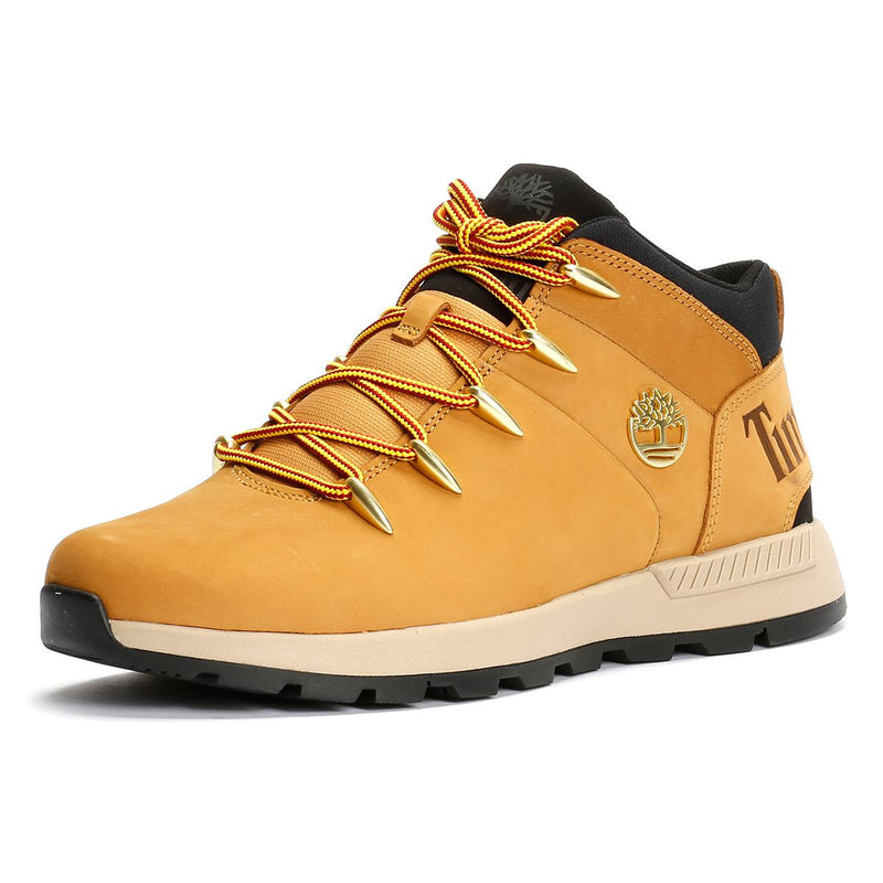 Timberland Sprint Trekker Baskets Jaunes En Cuir Pour Homme