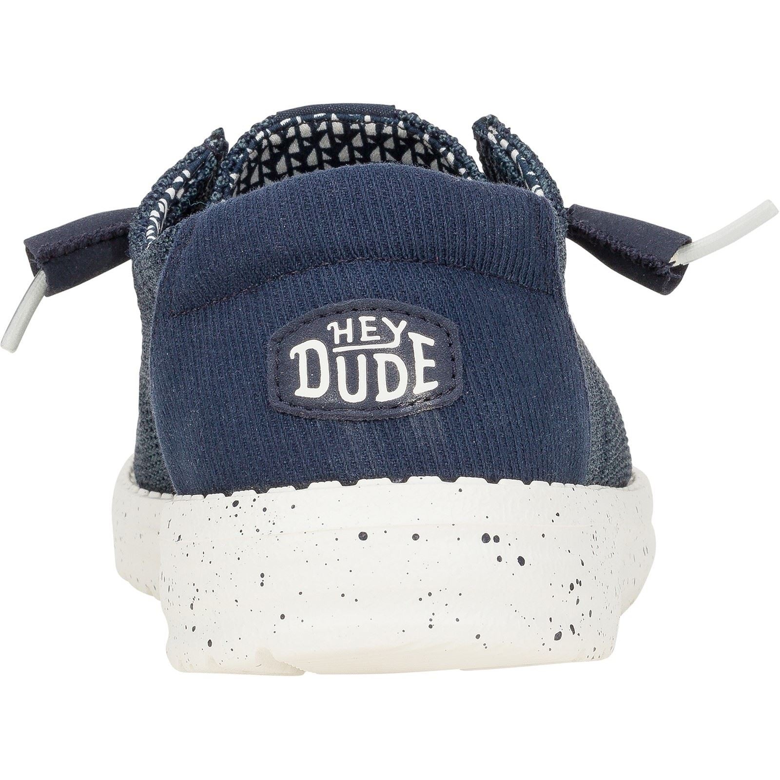 HEYDUDE Wendy Stretch Mesh Mocassins Navy En Polyester Pour Femmes