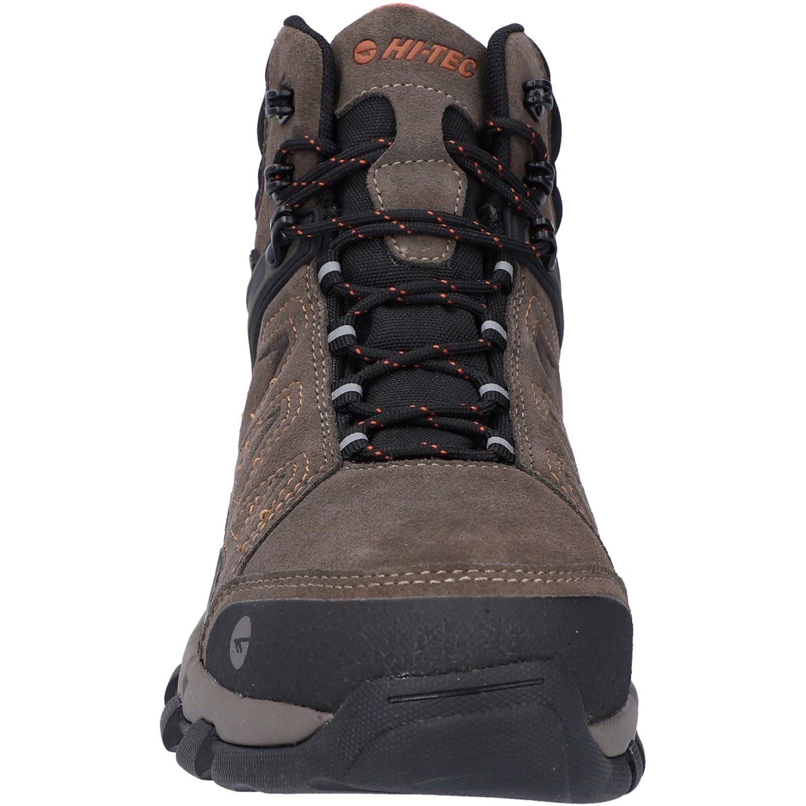 Hi-Tec V-Lite Explorer WP Chaussures De Randonnée Pour Hommes En Cuir Suédé De Vache Couleur Marron/Châtaigne/Orange
