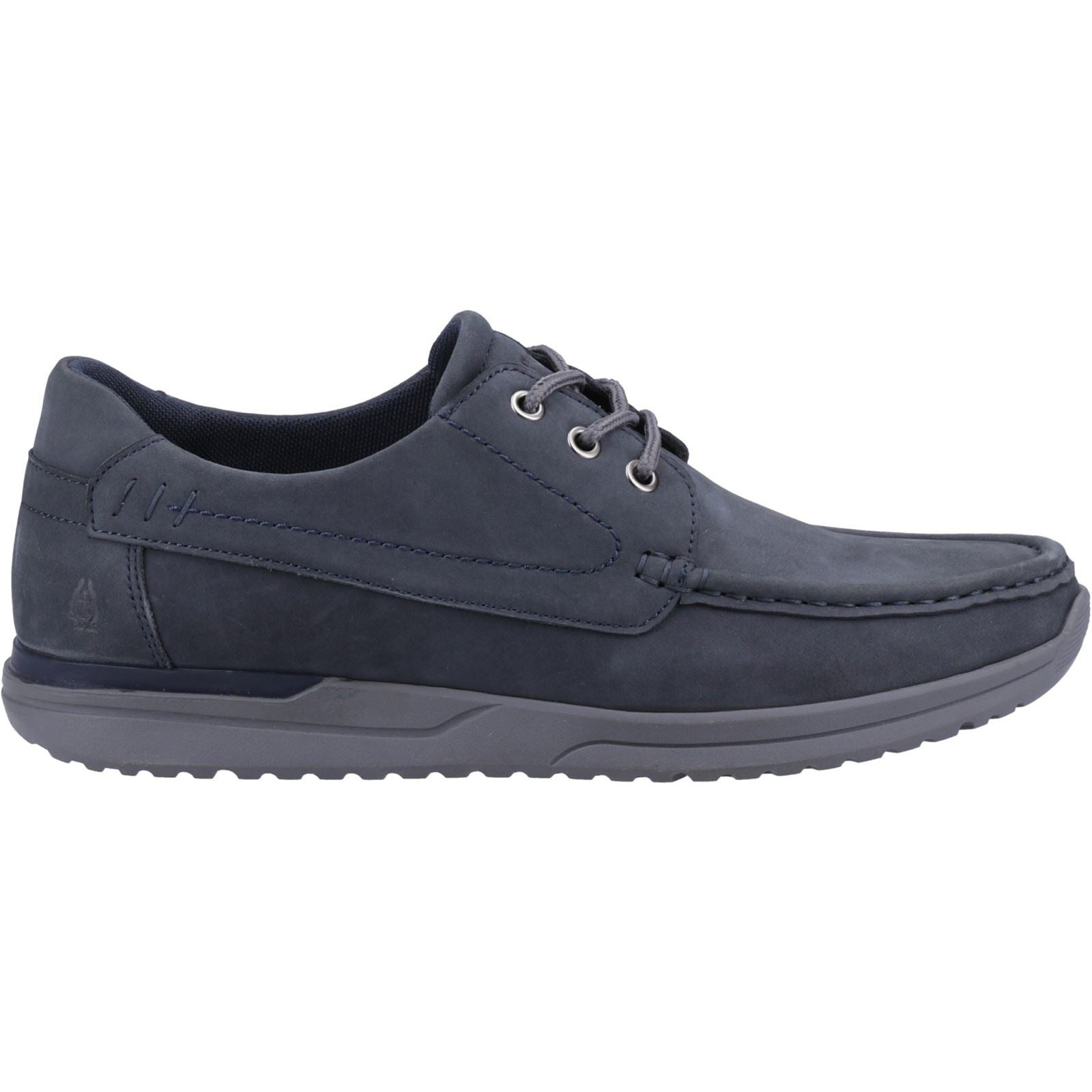 Hush Puppies Howard Chaussures En Cuir Pour Homme À Lacets Bleu Marine