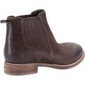 Hush Puppies Edith Bottes Marron En Cuir Pour Femmes