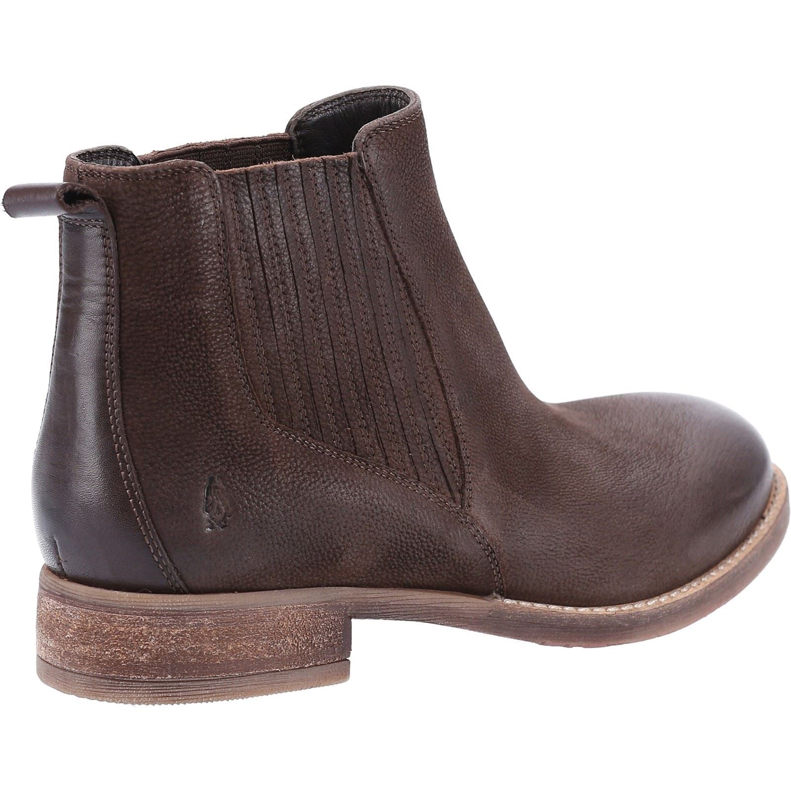 Hush Puppies Edith Bottes Marron En Cuir Pour Femmes