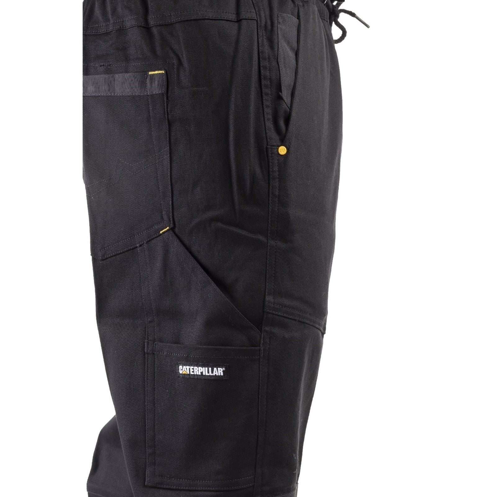 Caterpillar Dynamic Pantalons Noirs En Coton Pour Hommes - Extérieur