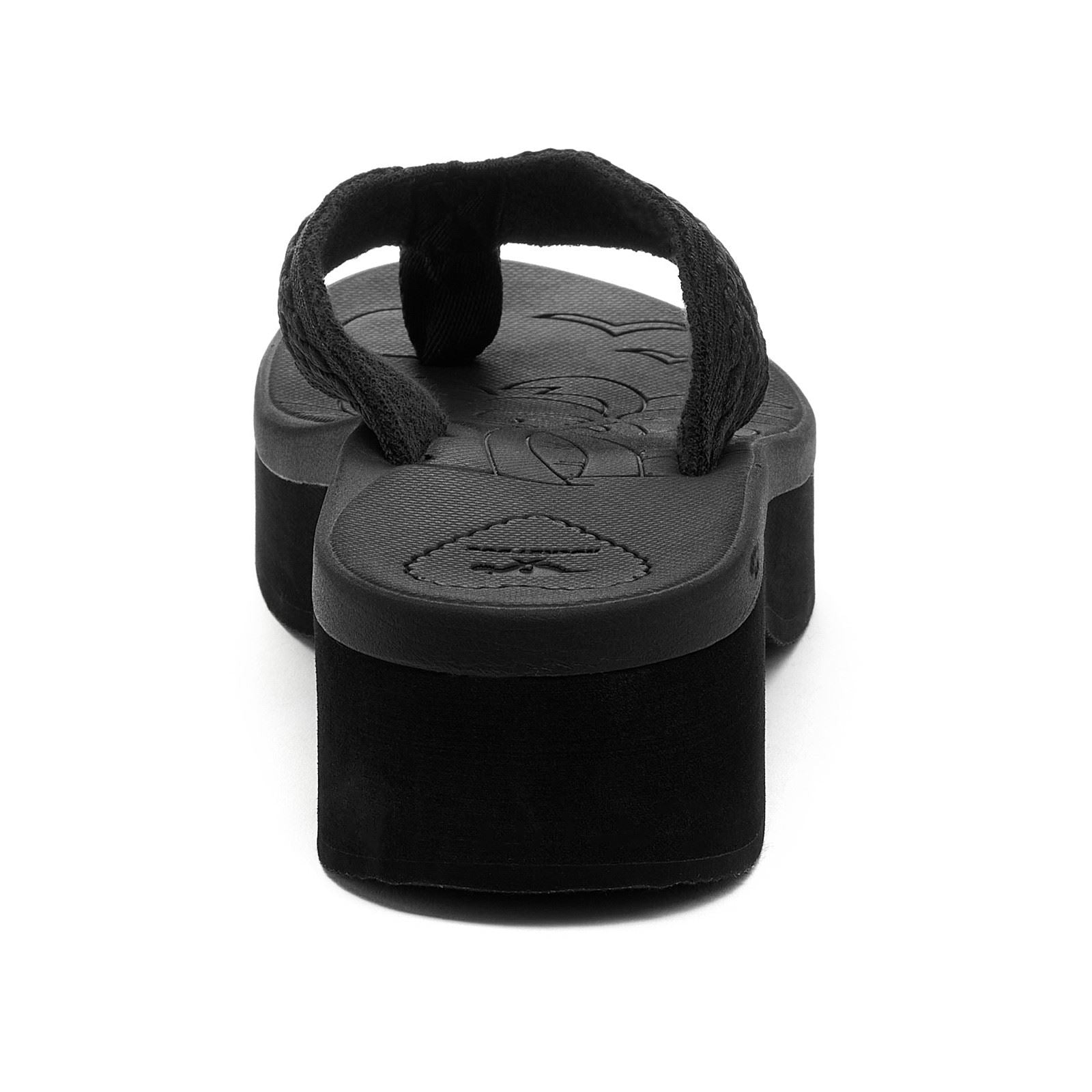 Rocket Dog Tizzy Webbing Sandales Noires Pour Femmes En Textile