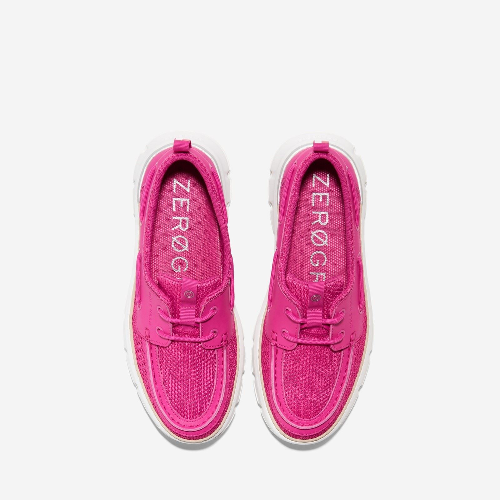 Cole Haan 4.ZeroGrand Regatta Mocassins Pour Femmes En Rose Paon/Gris/Blanc Optique